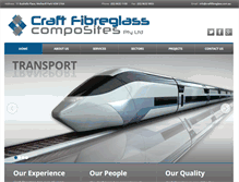 Tablet Screenshot of craftfibreglass.com.au